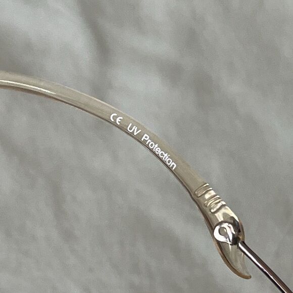 Jean Paul Gaultier JPG 58-0076 Sunglasses Silver Wire Frames Oval Lens UV - Picture 9 of 14